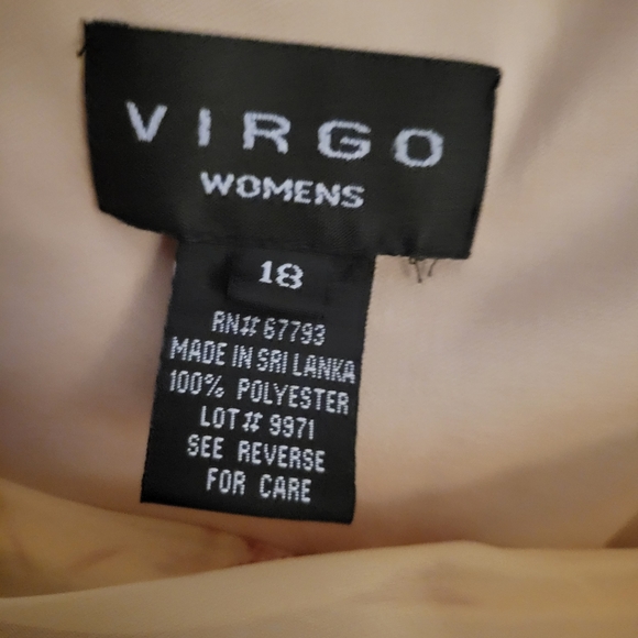 Virgo Floral Dress with Shawl Size 18 in Great Condition - Picture 5 of 5